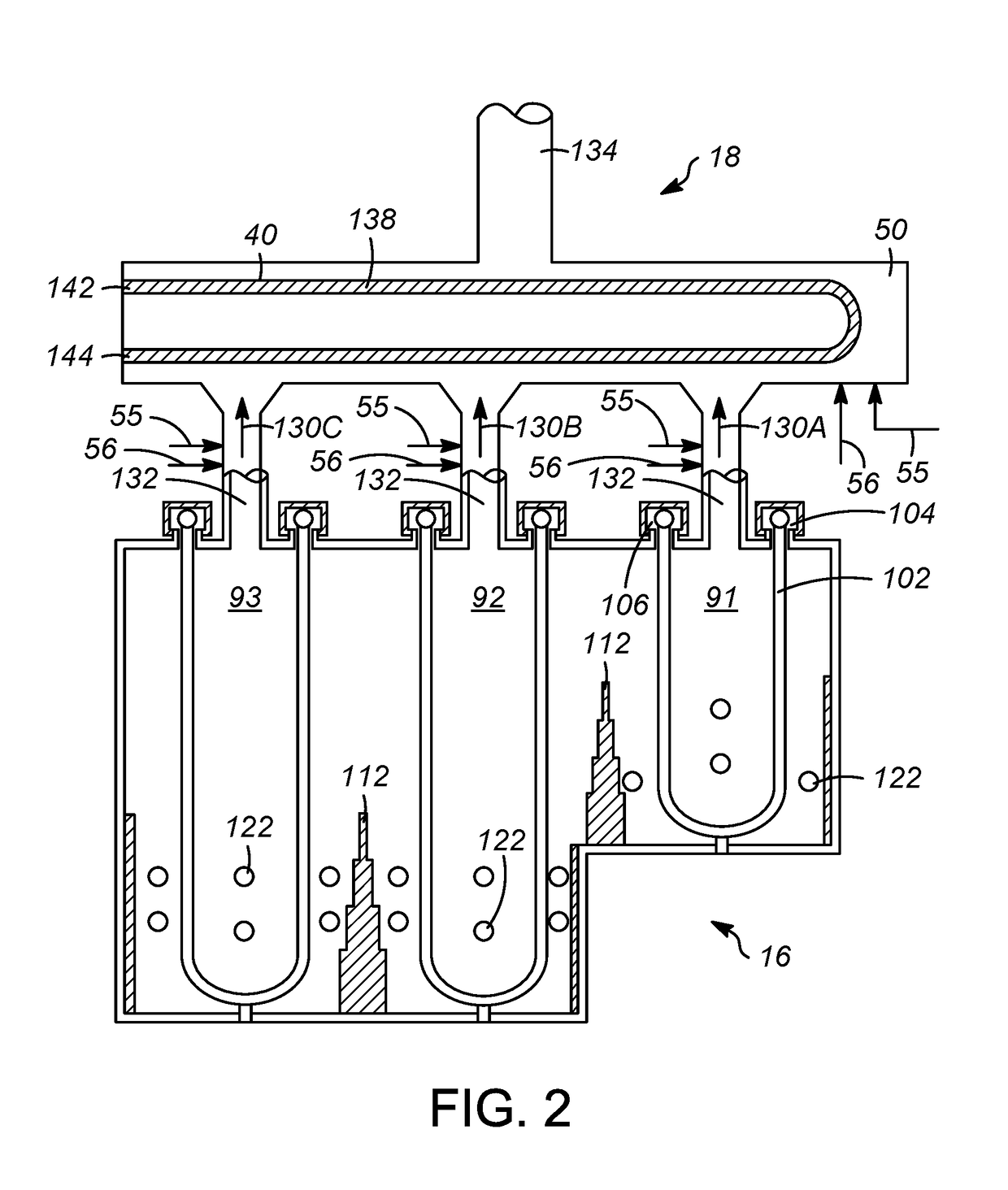 Reforming process with improved heater integration