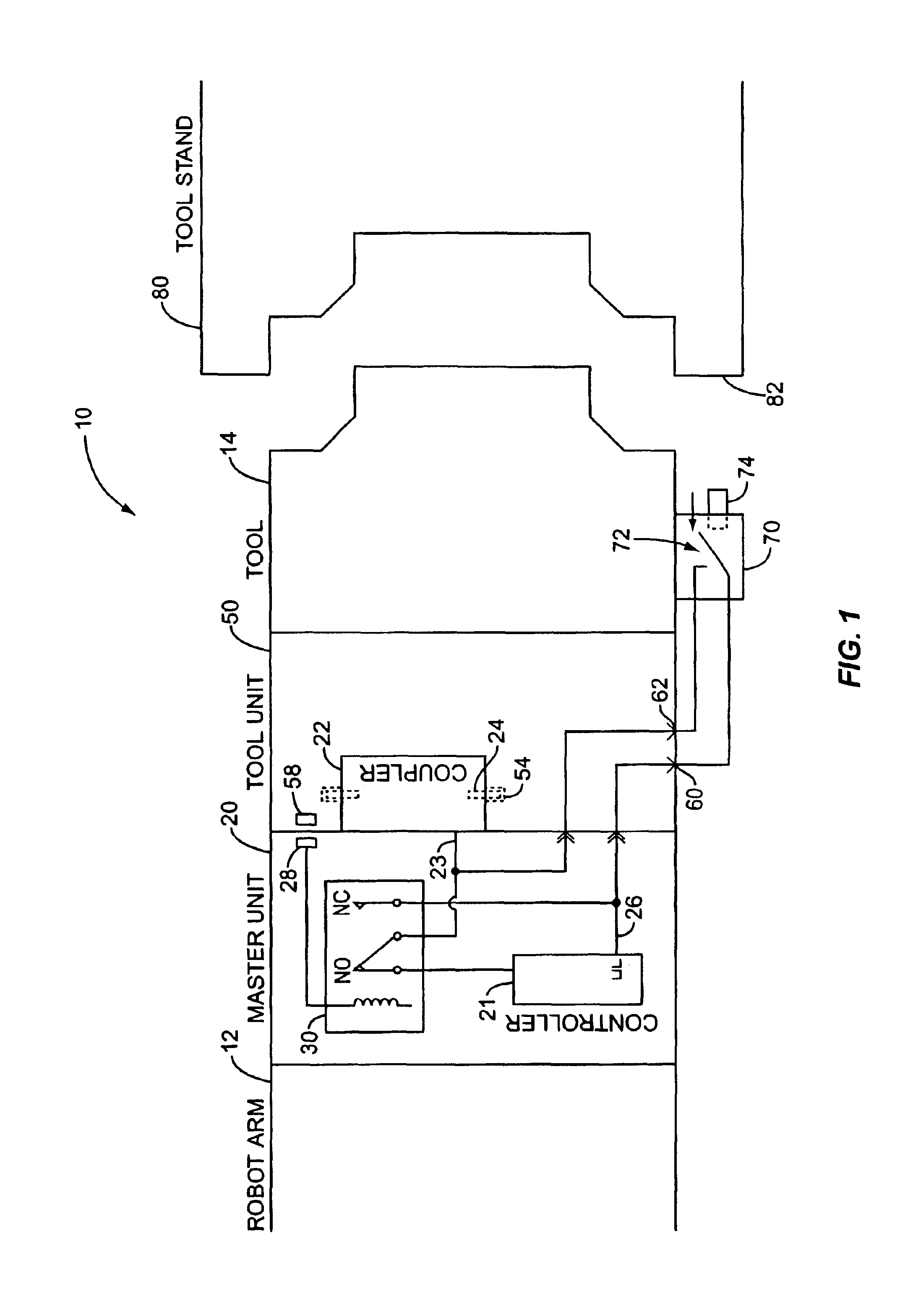 Tool side robotic safety interlock