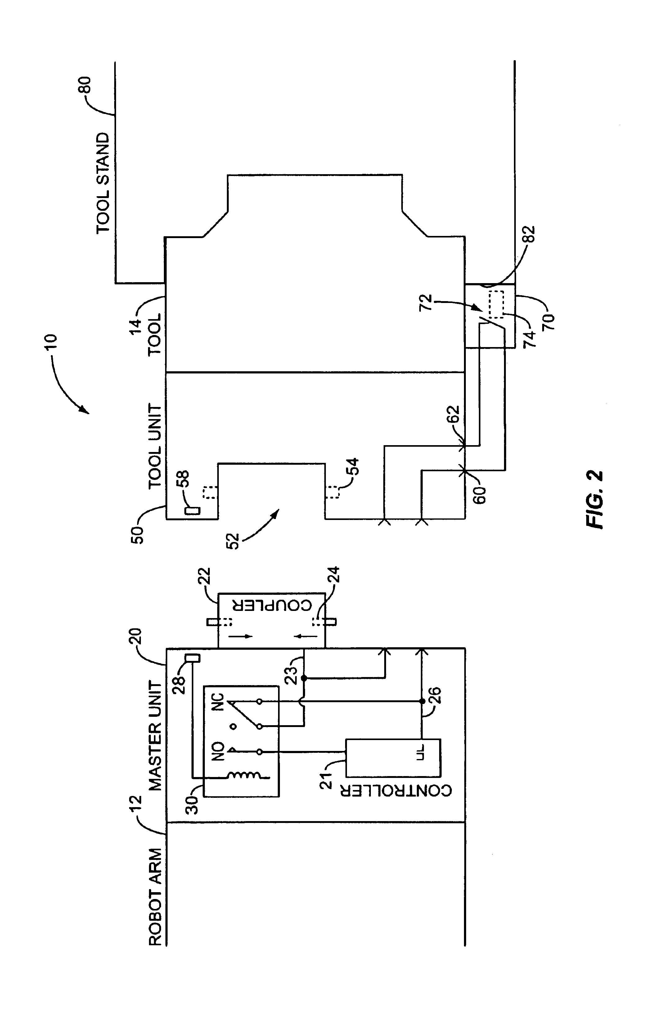 Tool side robotic safety interlock