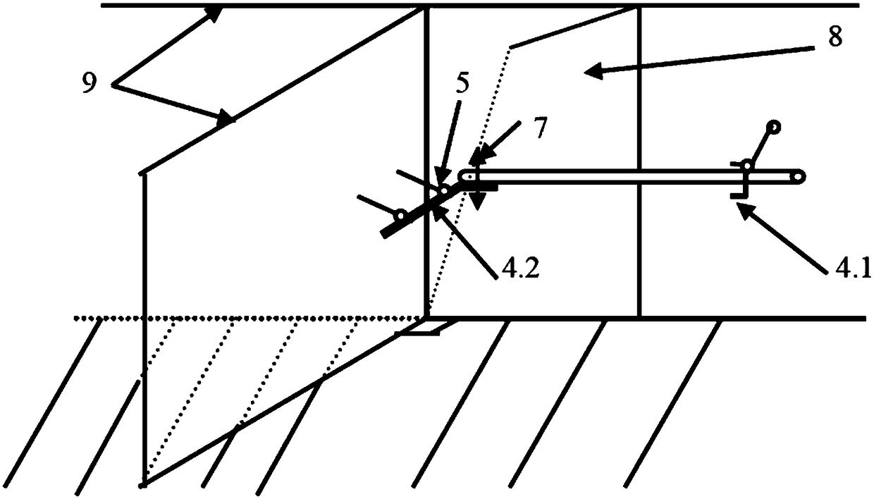 Building edge guardrail and installation method thereof