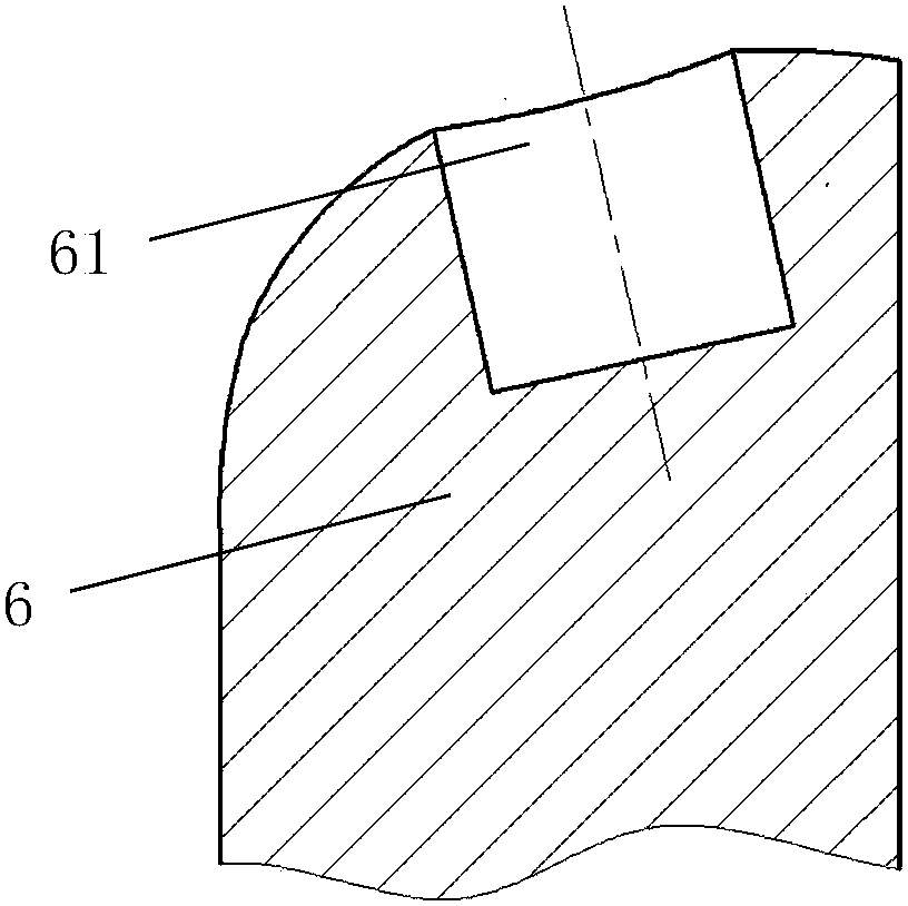 Combined type diamond bit with rotary buffer structure