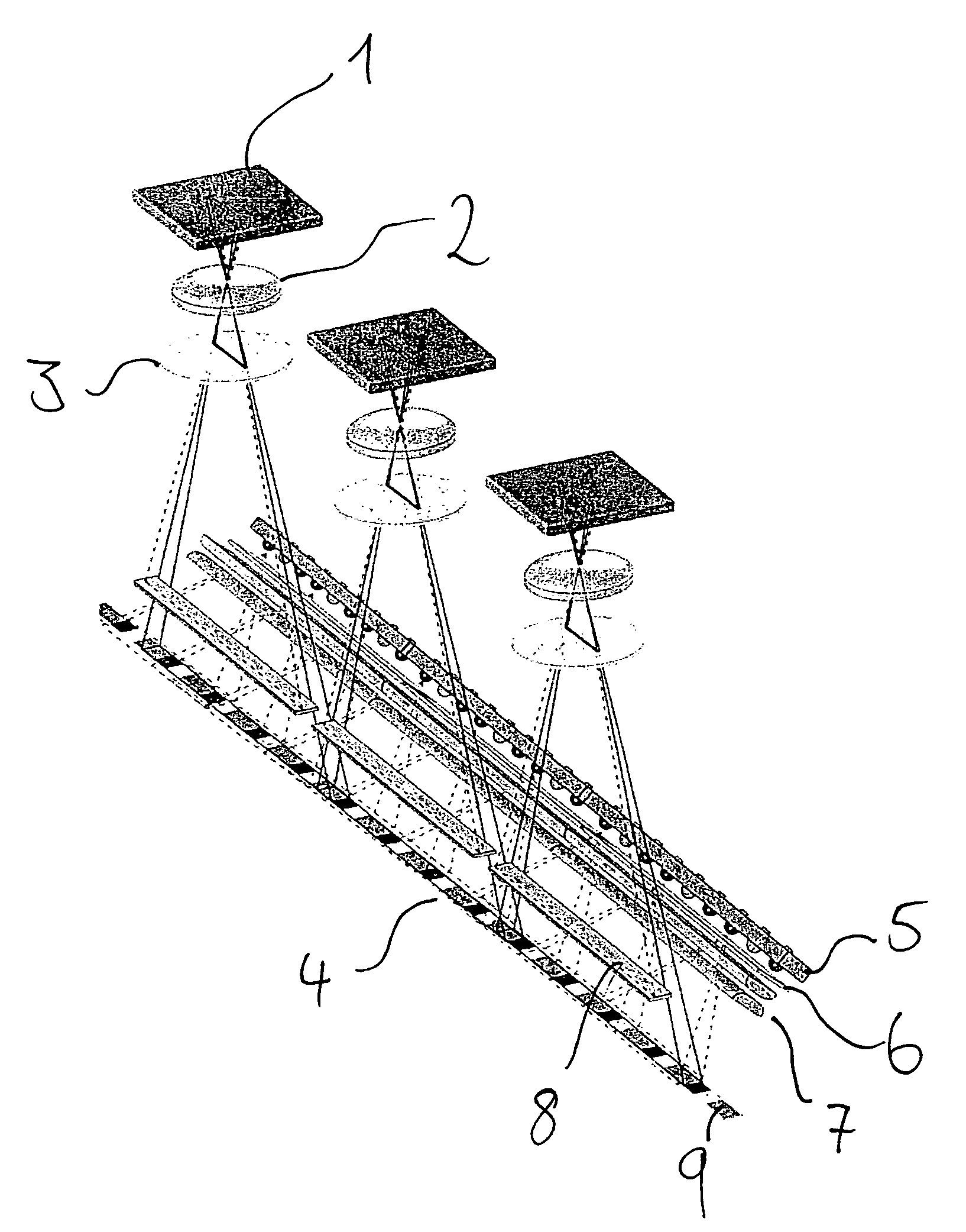 Device and method for determining process status by tone value and color reproduction measurement