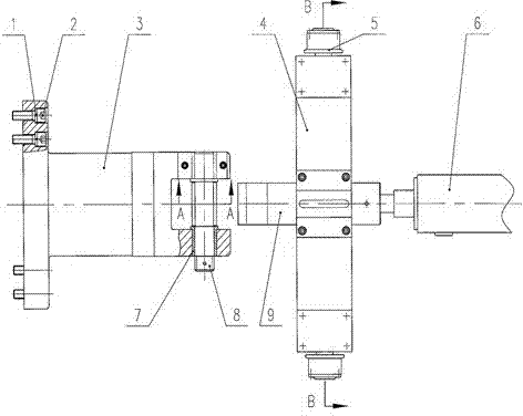 Rapid supporting roller changing mechanism for plate strip rolling mill