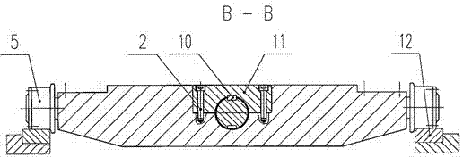 Rapid supporting roller changing mechanism for plate strip rolling mill