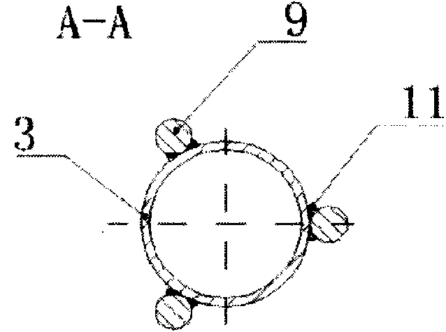 Oblique control grouting steel anchor pipe frame and its construction method