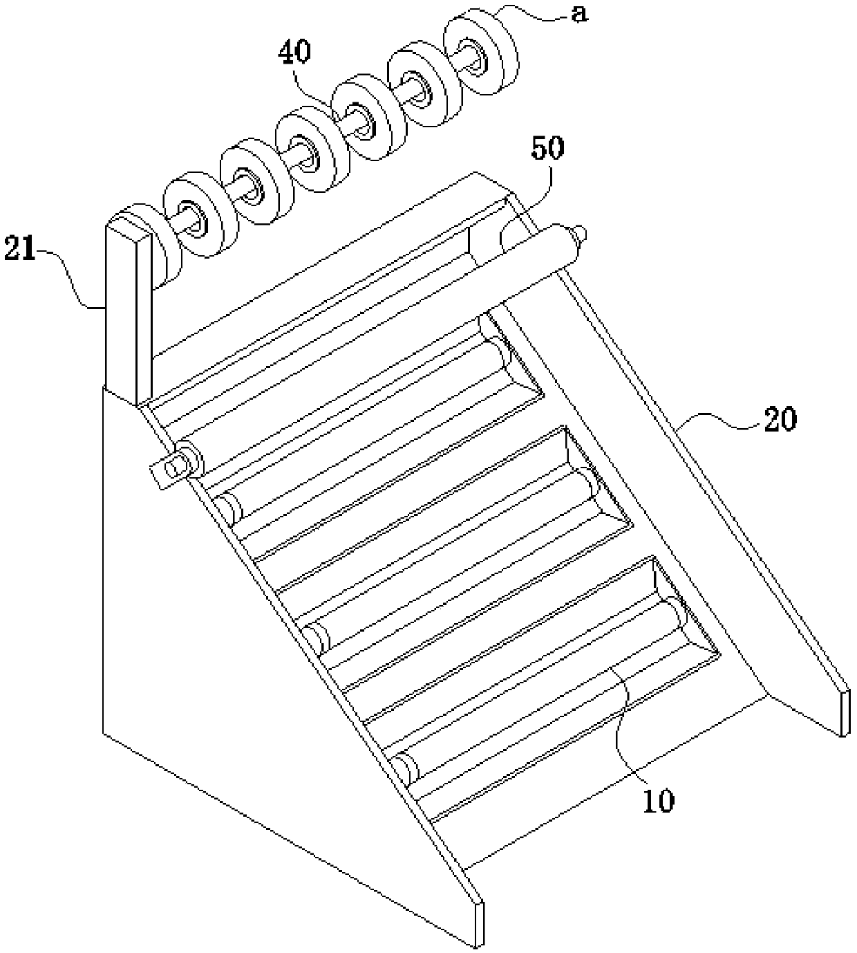 Bright spot inspection device for lithium battery diaphragm