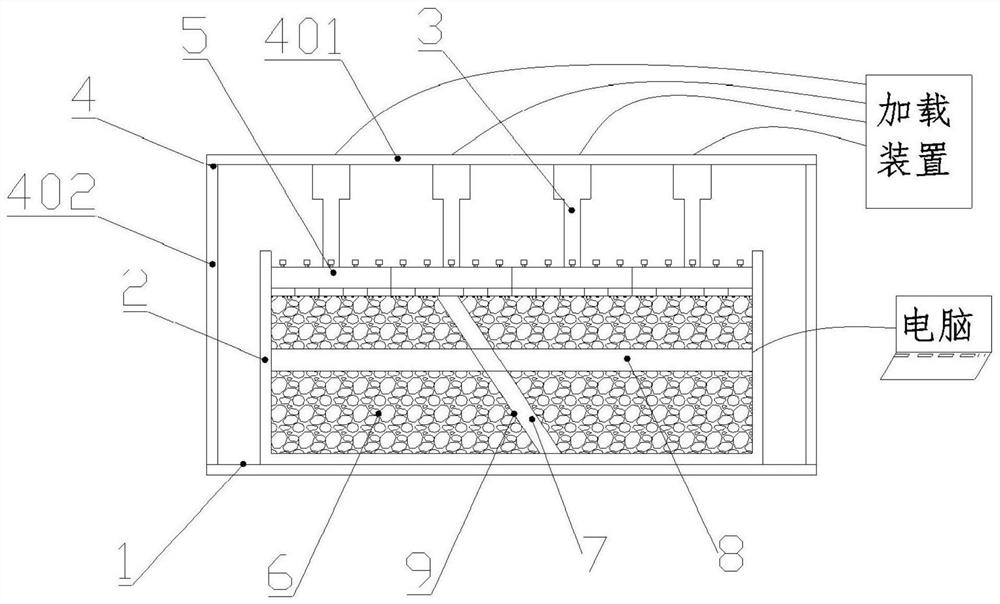 An experimental device for simulating the excavation of tunnels crossing faults