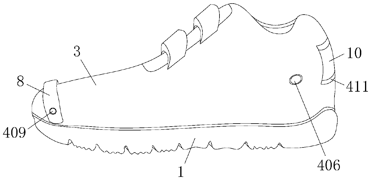 Shoe capable of carrying out remote real-time positioning and detecting heart rate and pulses of body