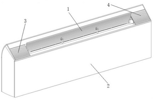 Skirting line air conditioner indoor unit