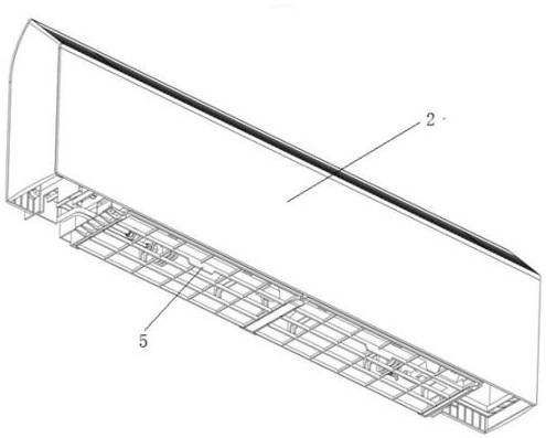 Skirting line air conditioner indoor unit