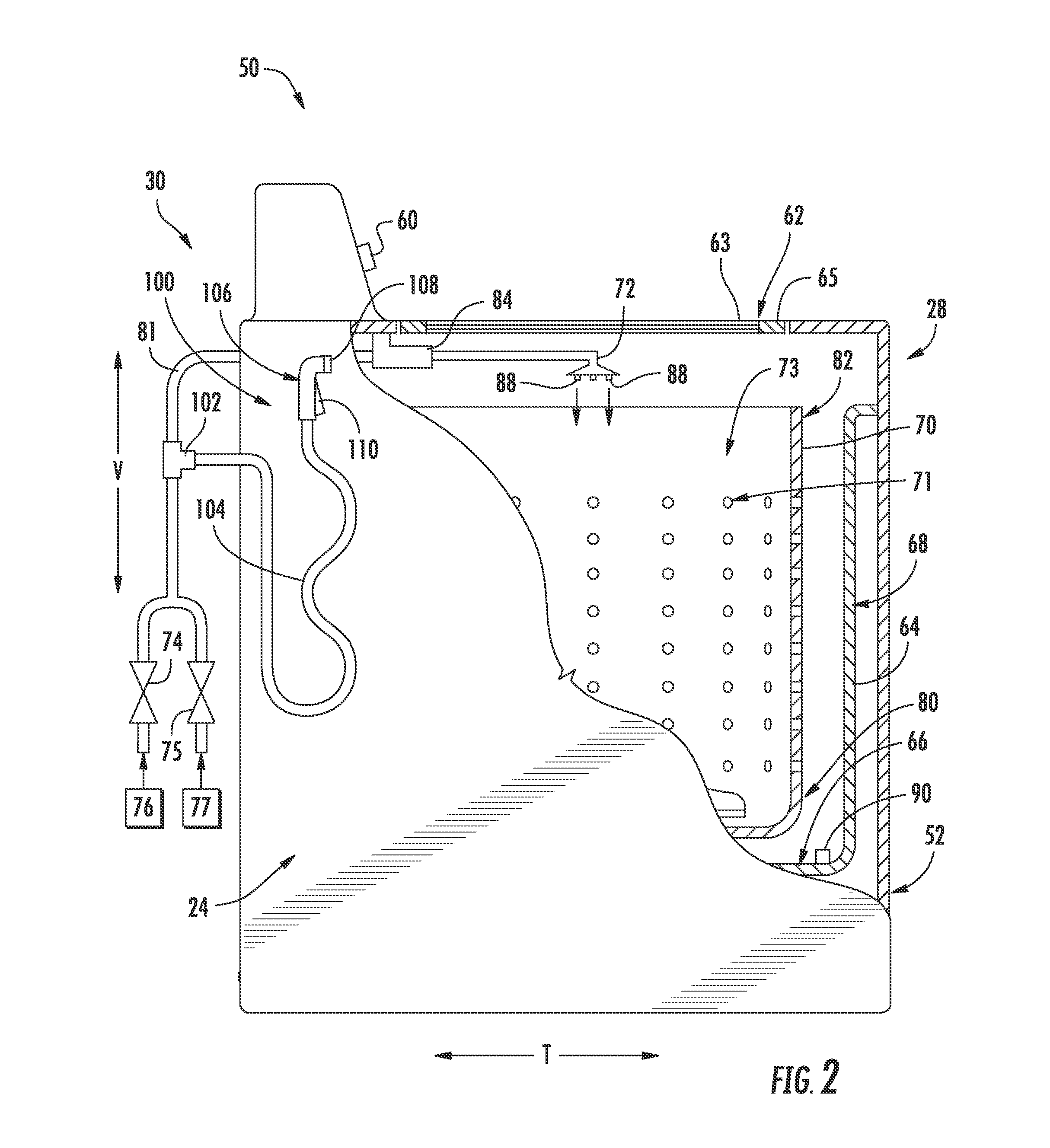 Washing machine appliance spray hose assembly