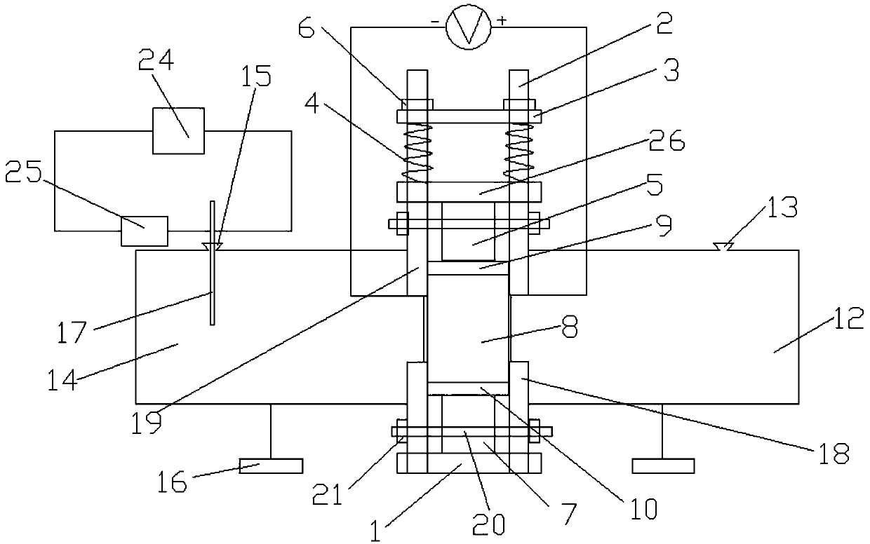 Method for testing diffusion coefficient of chloride ions in concrete through bending load function