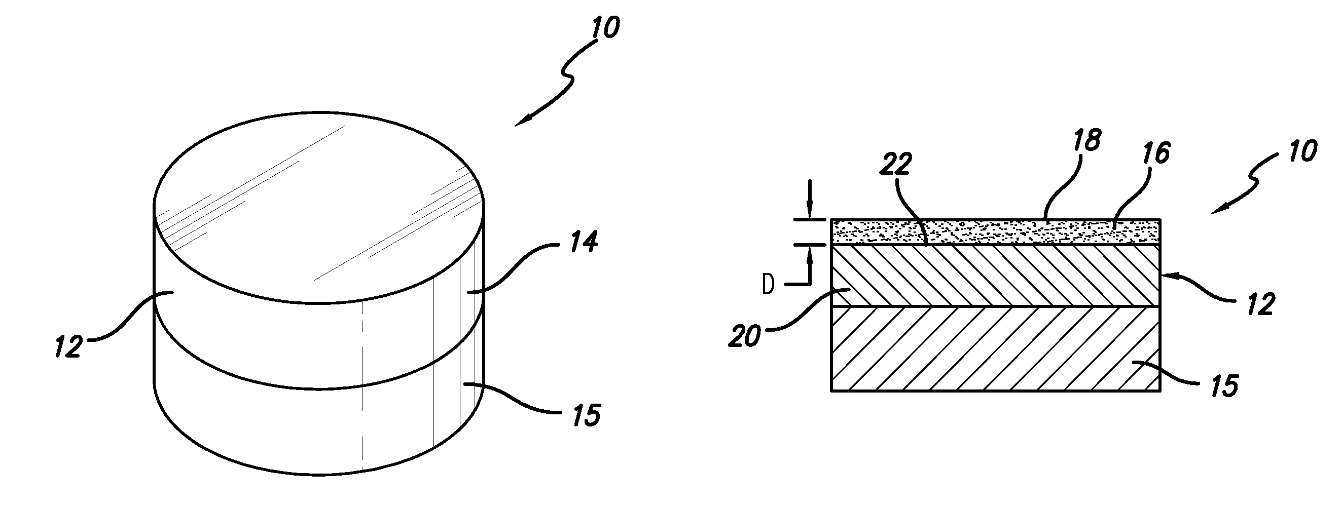 Nondestructive device and method for evaluating ultra-hard polycrystalline constructions