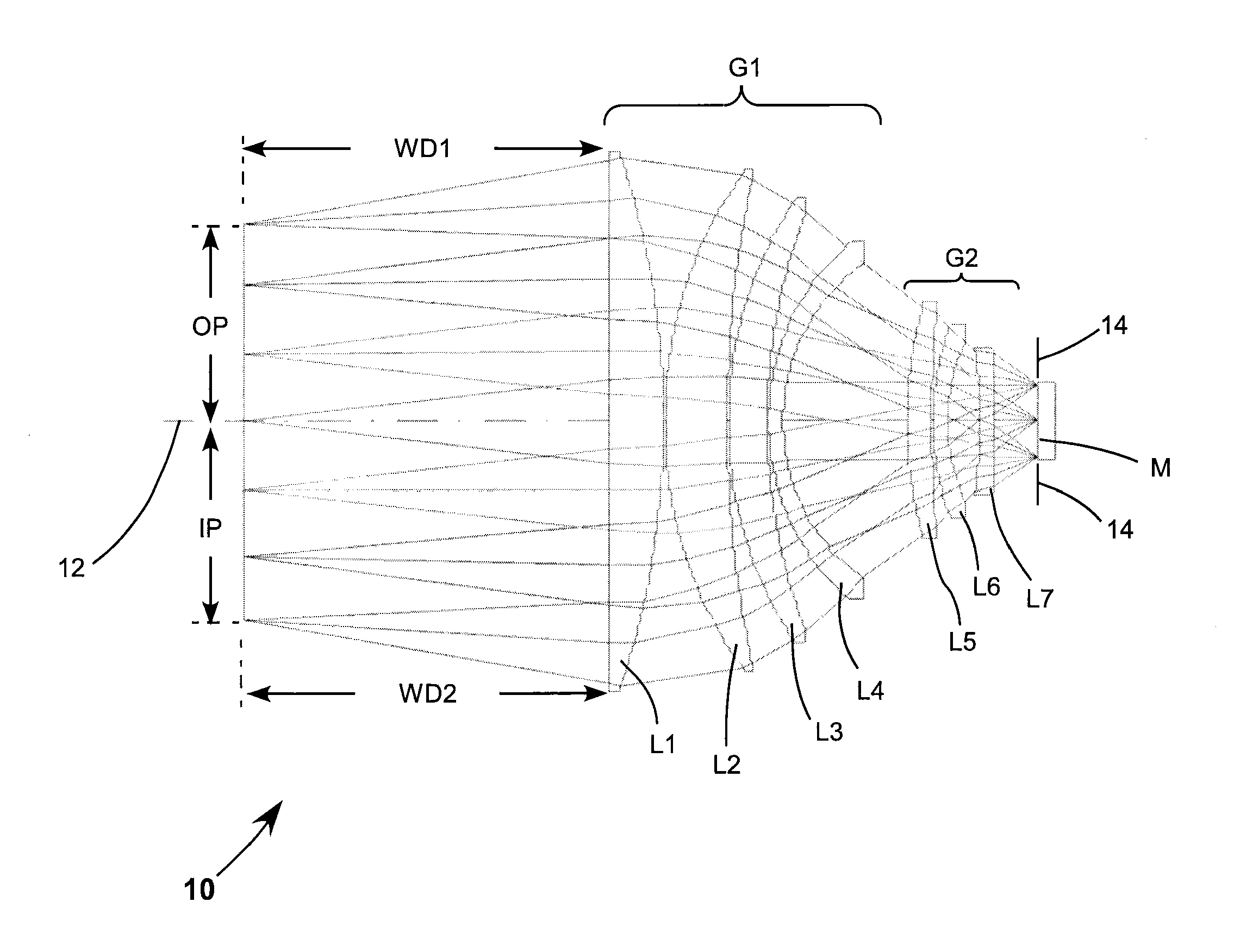 Large-field unit-magnification catadioptric projection system