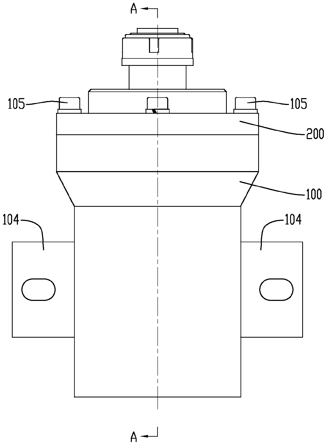 Explosion-proof starting switch