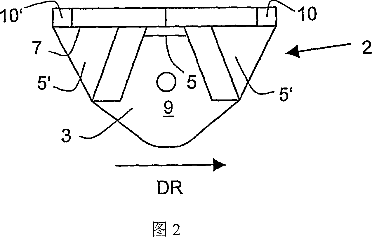 Tooth element for a removing roller