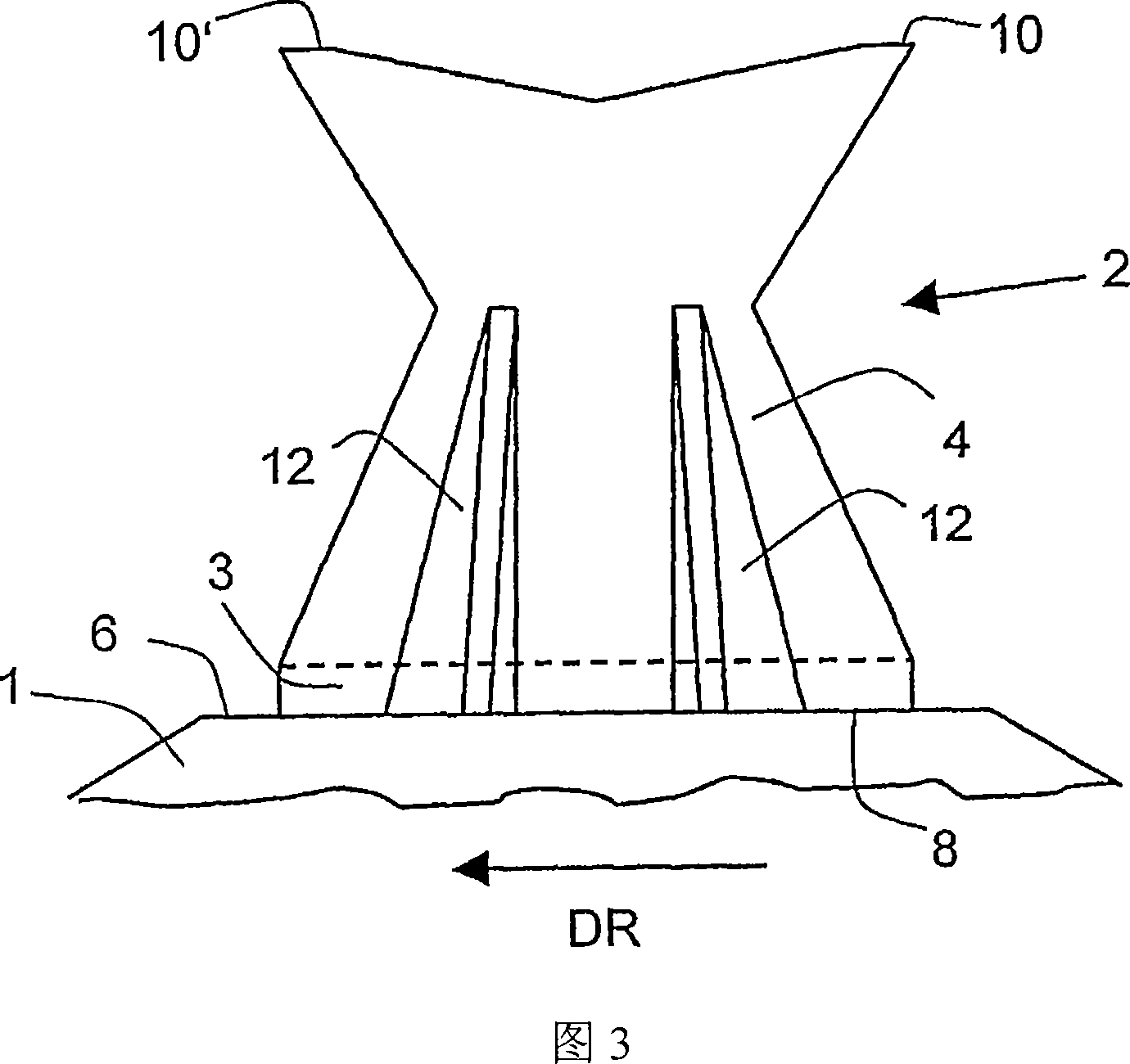 Tooth element for a removing roller