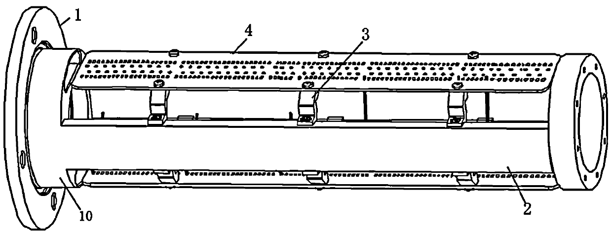 A brush installation structure and a brush installation method