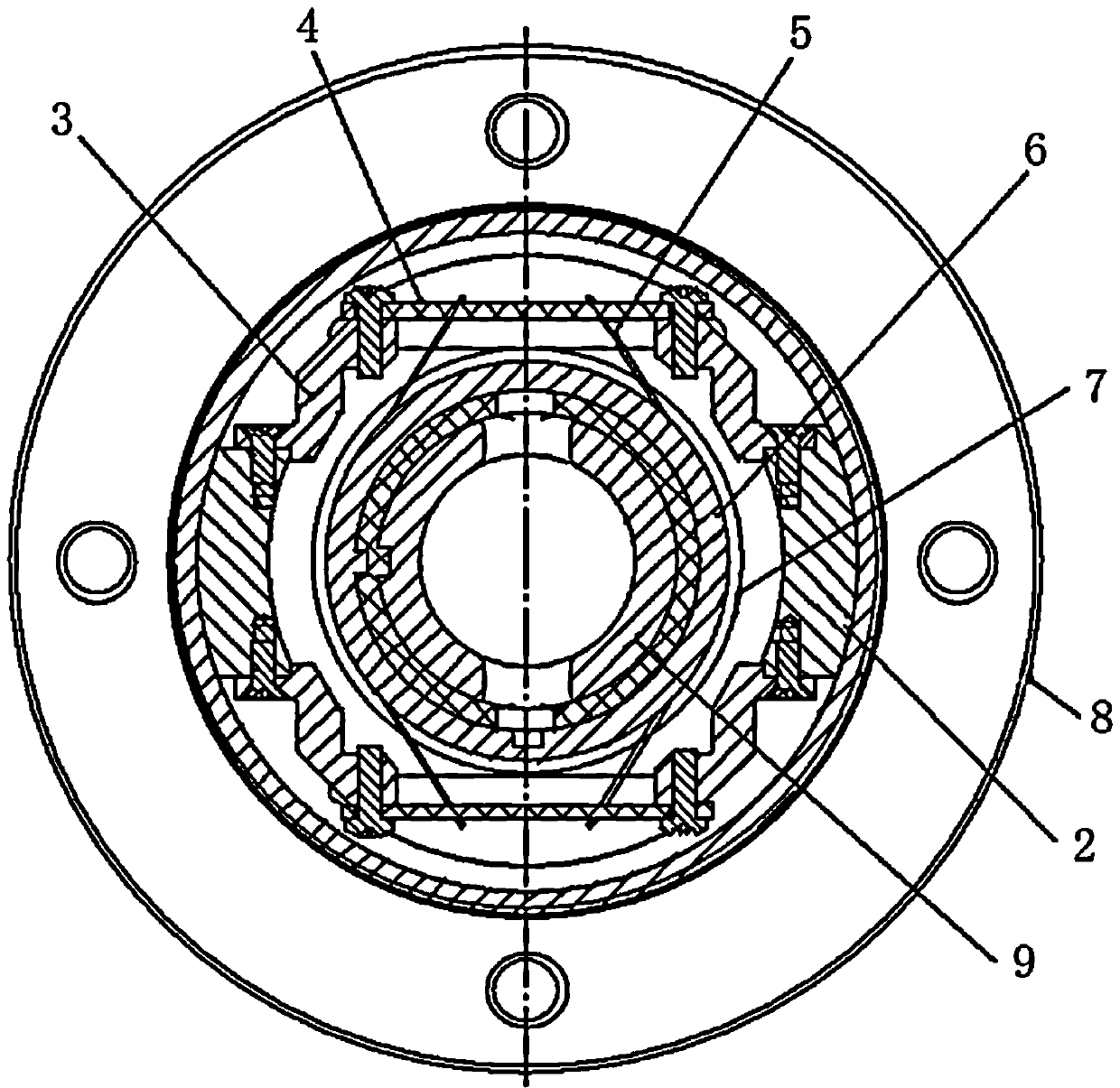 A brush installation structure and a brush installation method