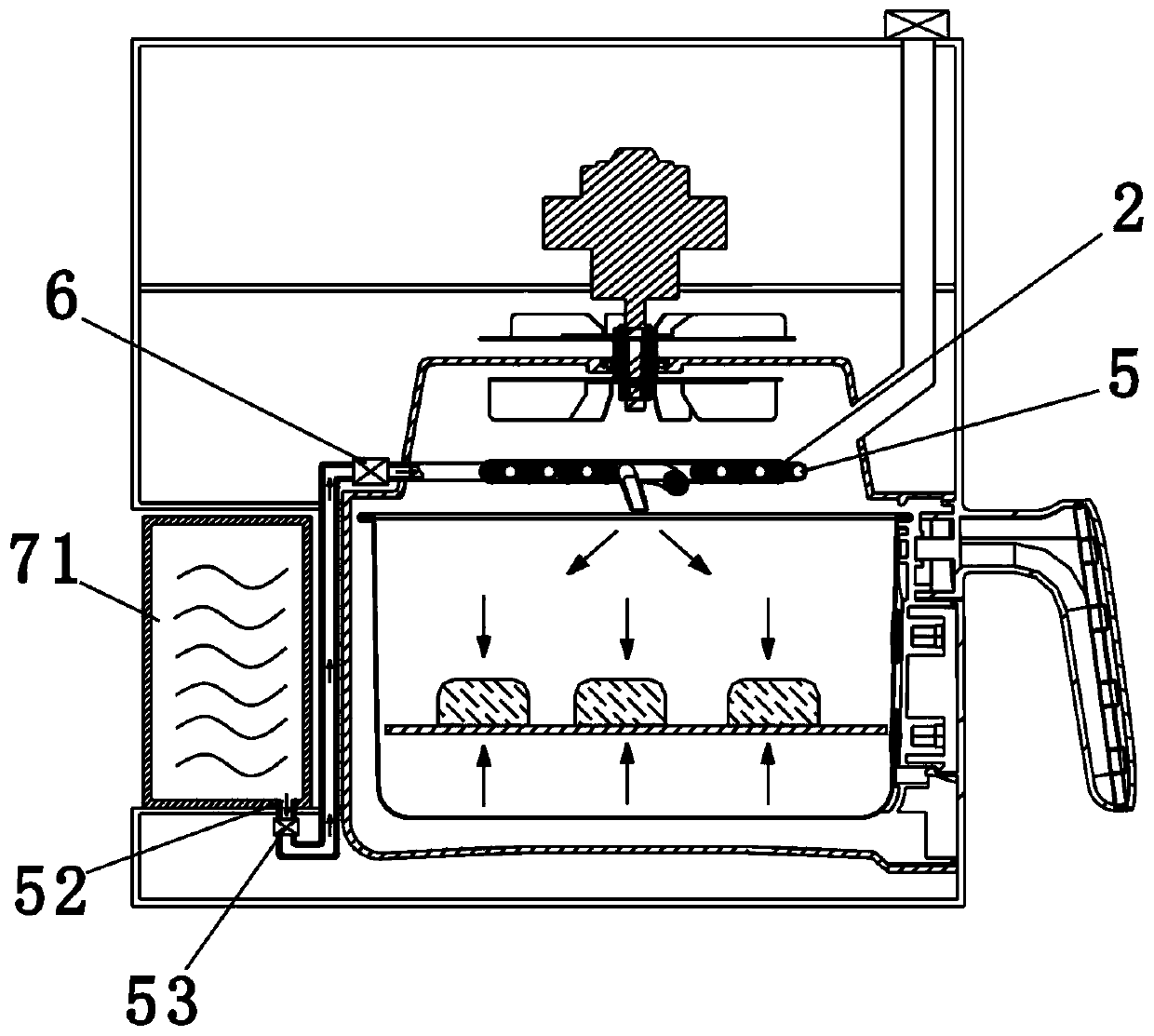 Double-cooking food processor