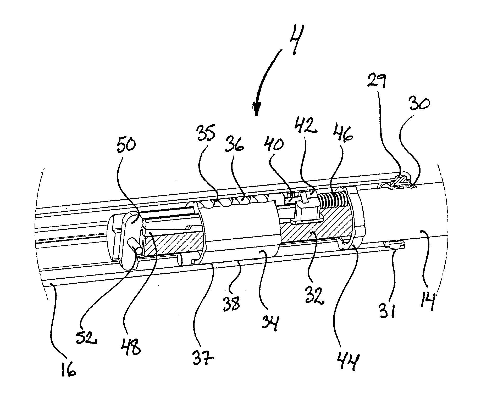 Telescopic shaft