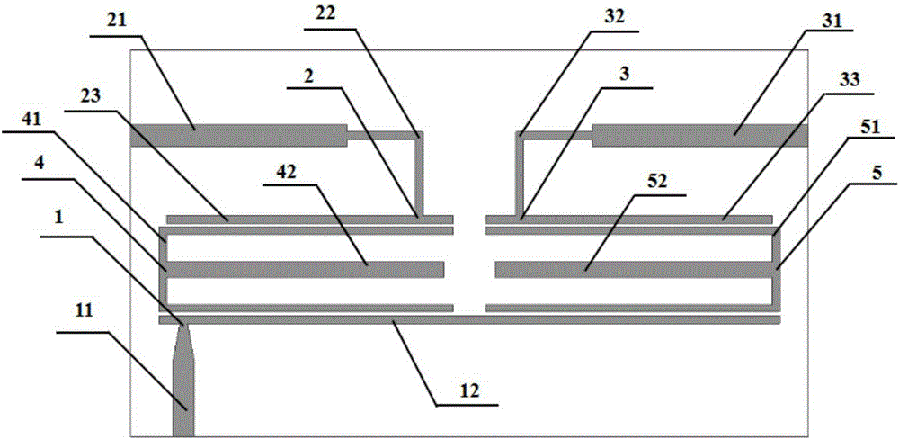 Tapped feed dual-mode Balun band-pass filter