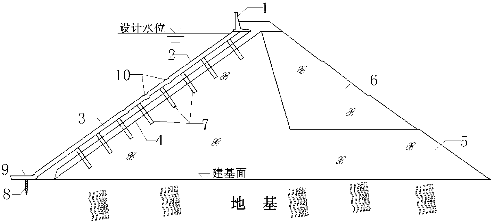 Steel membrane concrete faced rockfill dam