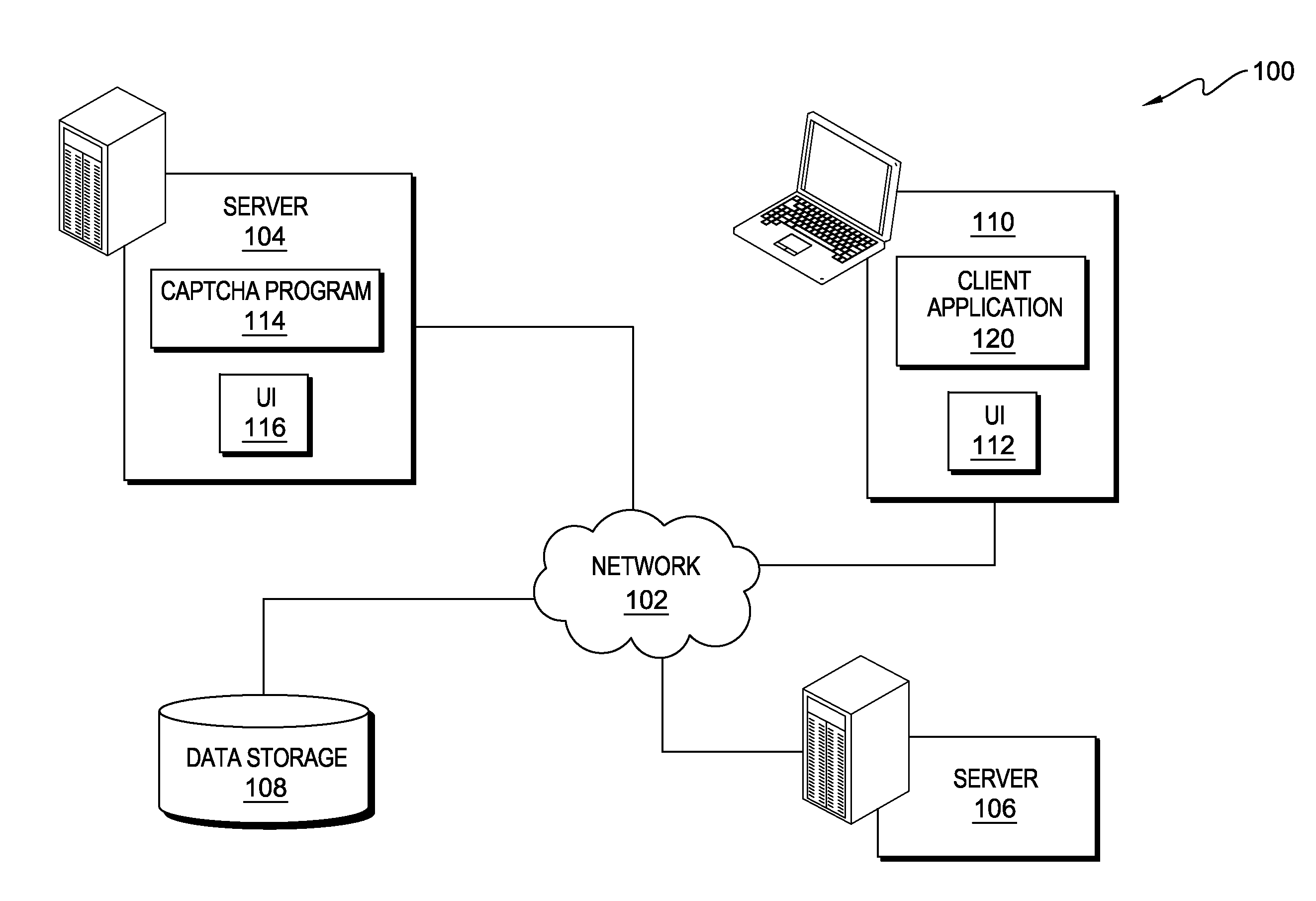 Captcha challenge incorporating obfuscated characters