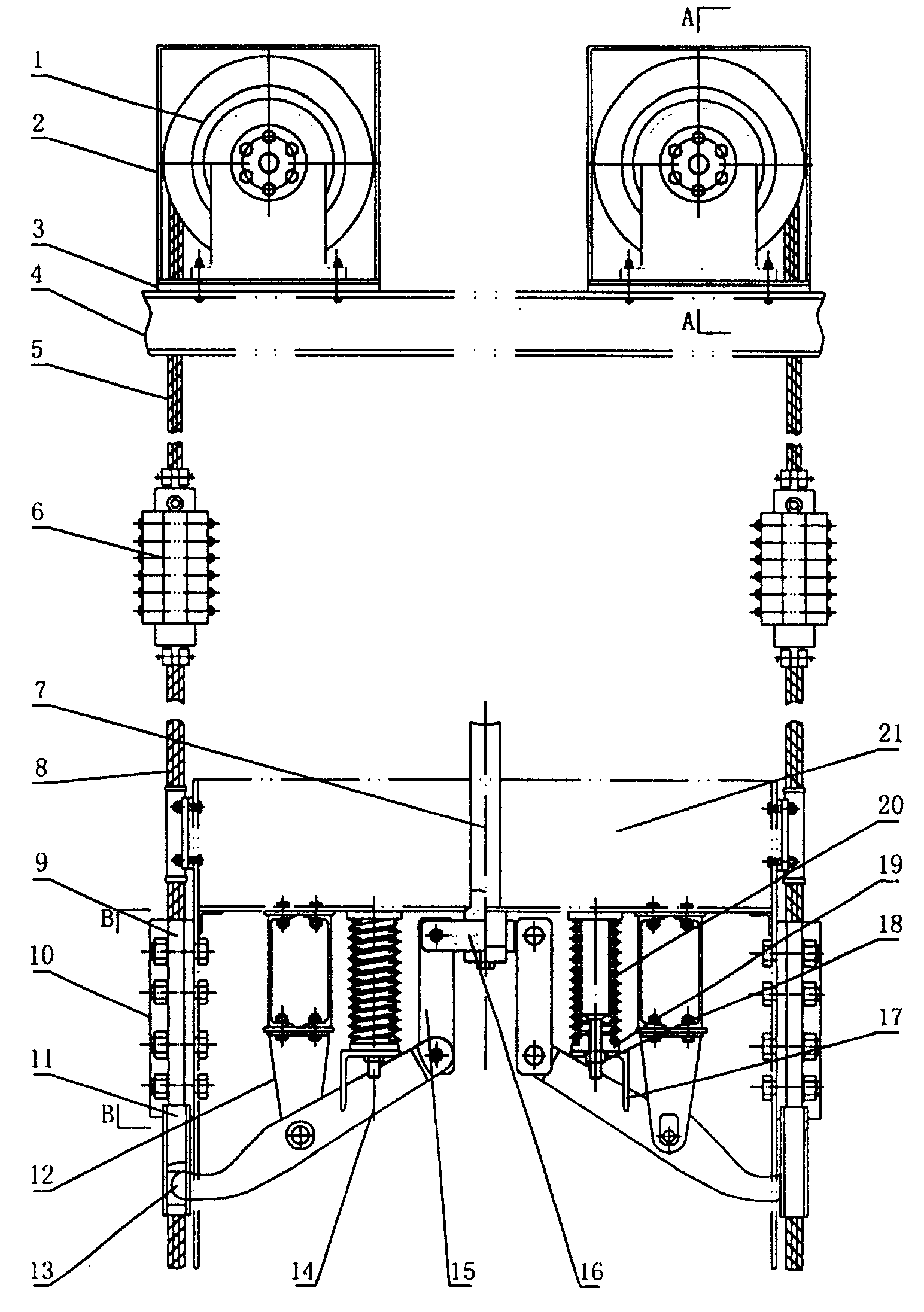 Braking rope type falling protector