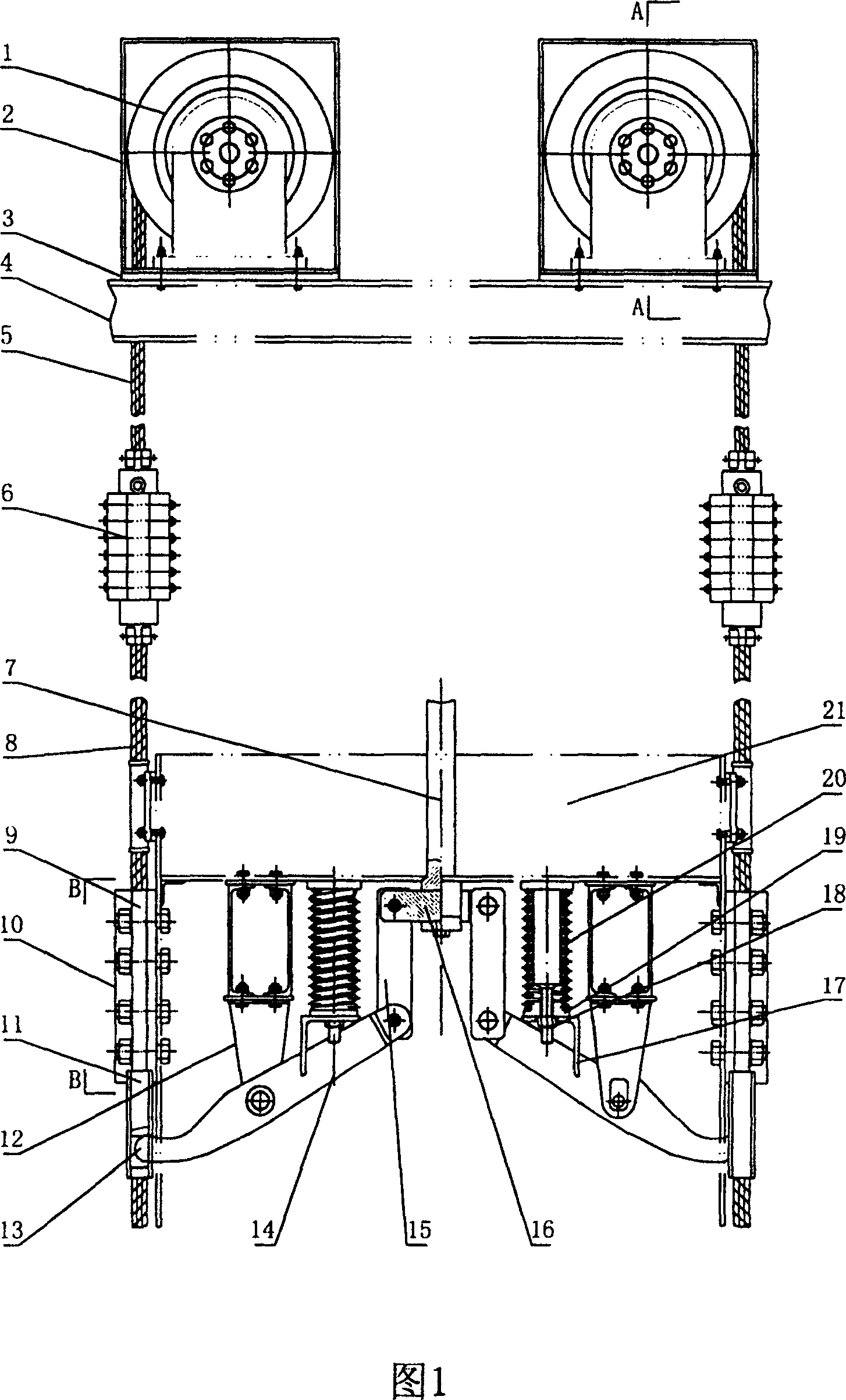 Braking rope type falling protector