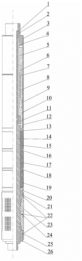 Downhole electric control compression type packer