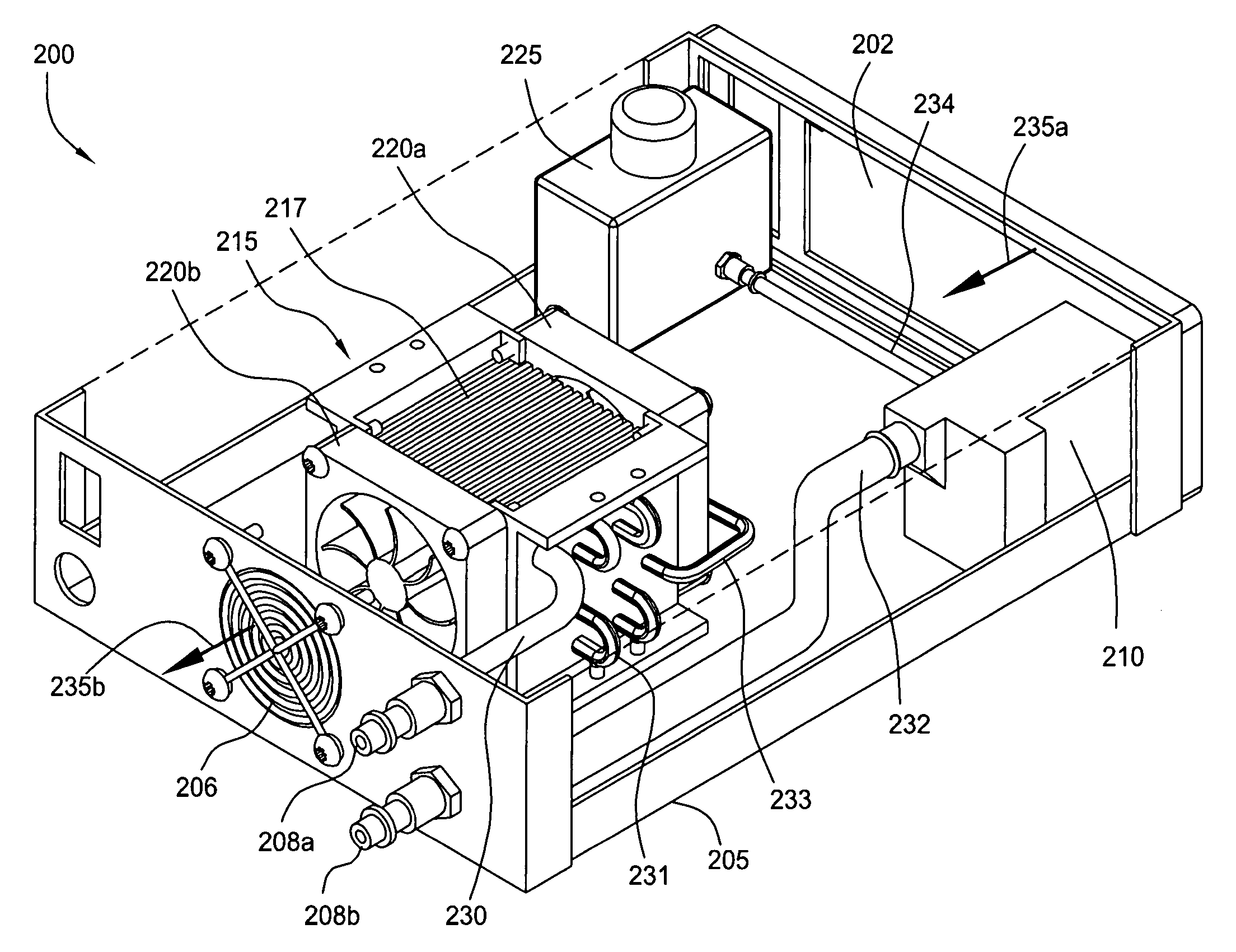 Drive bay heat exchanger