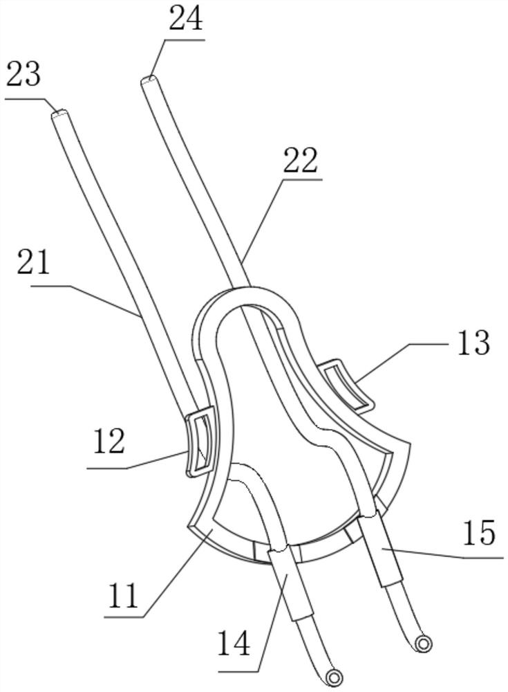 Nasal feeding device for medical oncology nursing