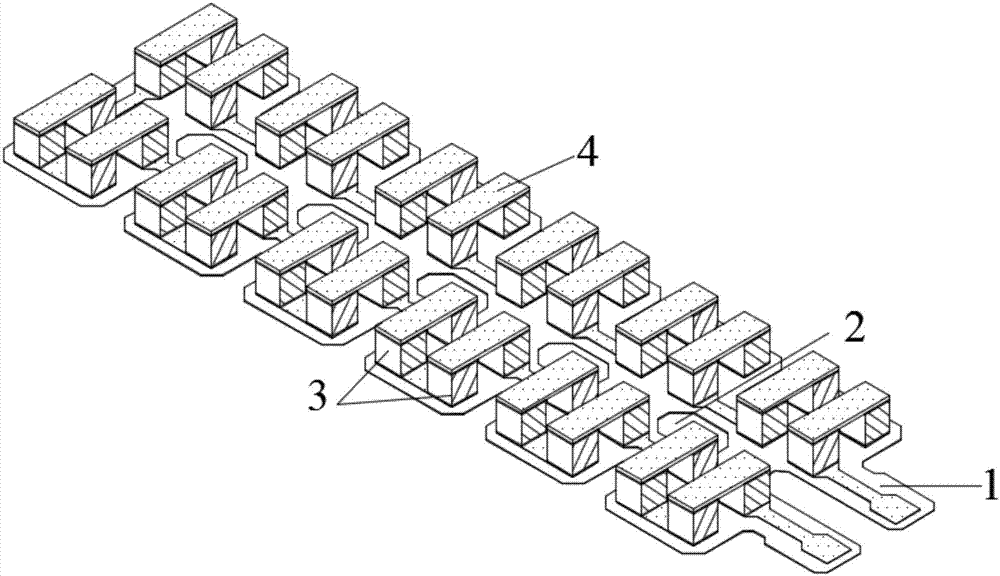 Wearable thermoelectric generator with hollow structure base and manufacture method thereof