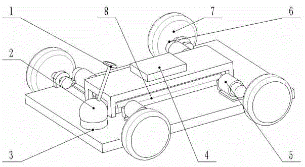 Intelligent power driving device for new energy vehicle