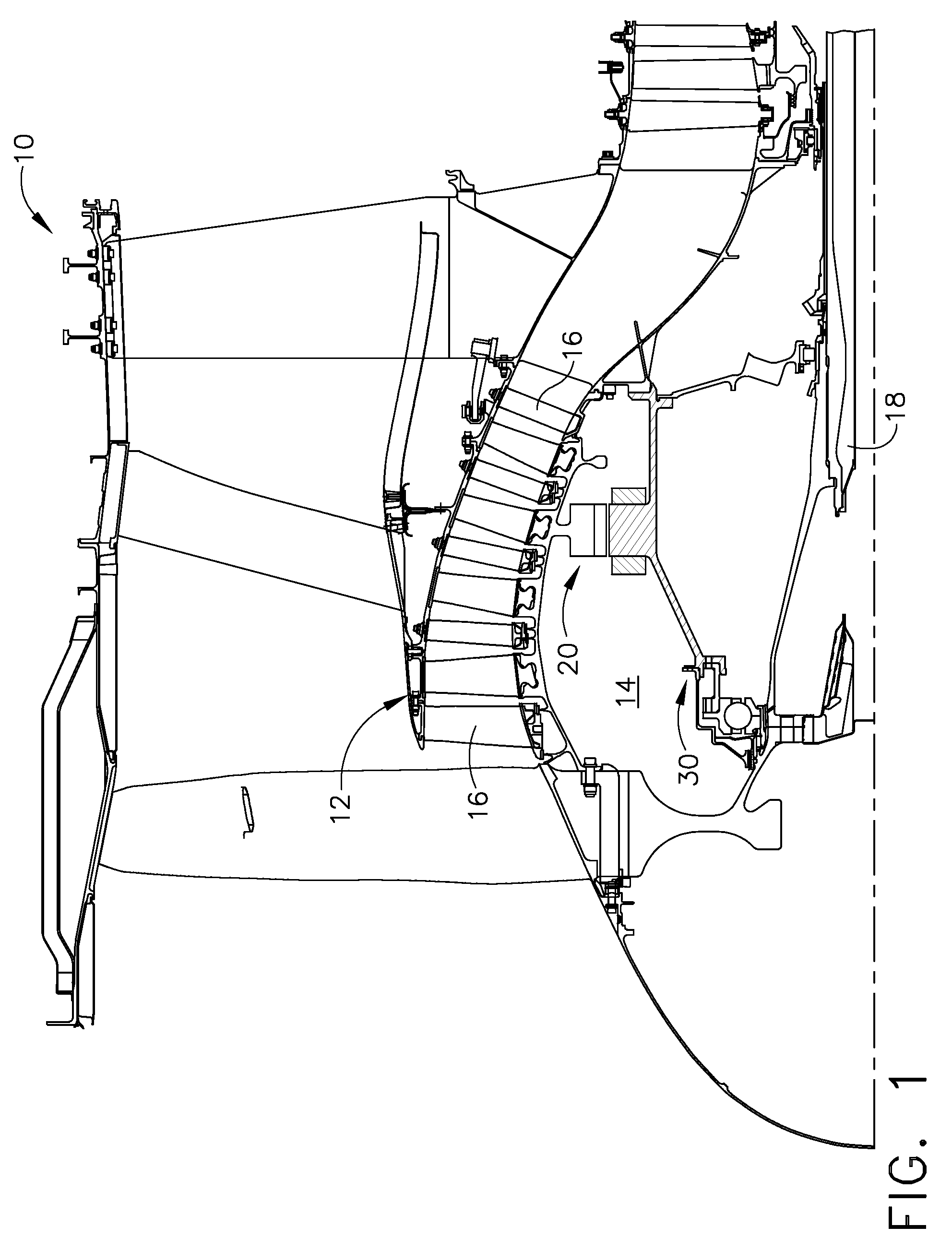 Integrated boost cavity ring generator for turbofan and turboshaft engines