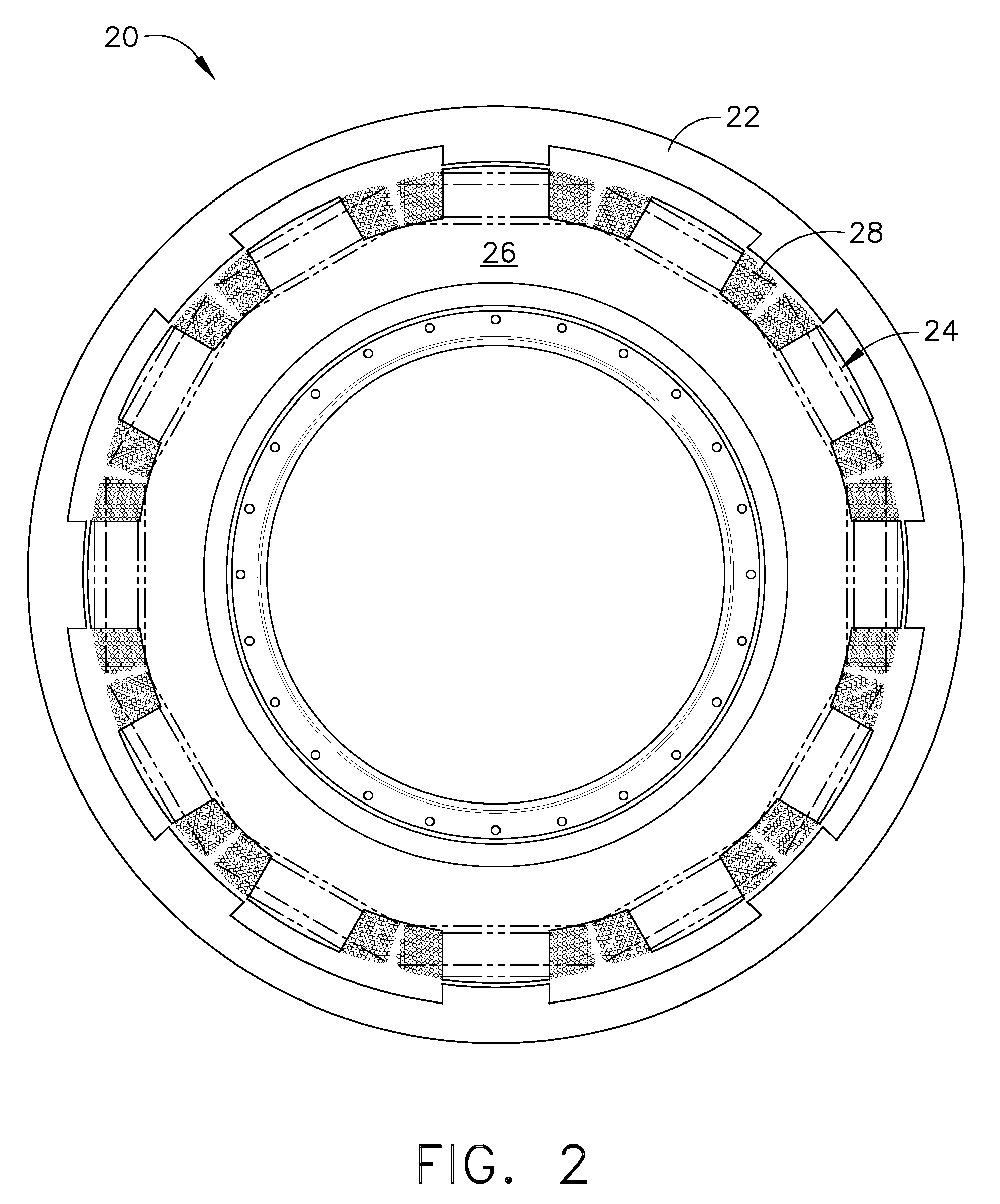 Integrated boost cavity ring generator for turbofan and turboshaft engines