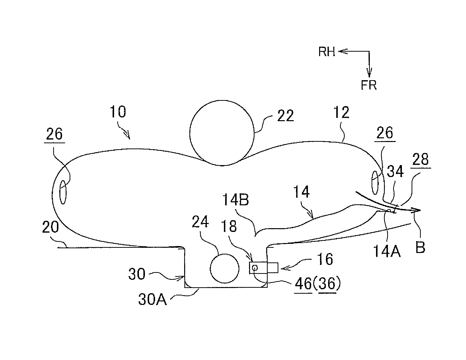 Passenger seat airbag apparatus