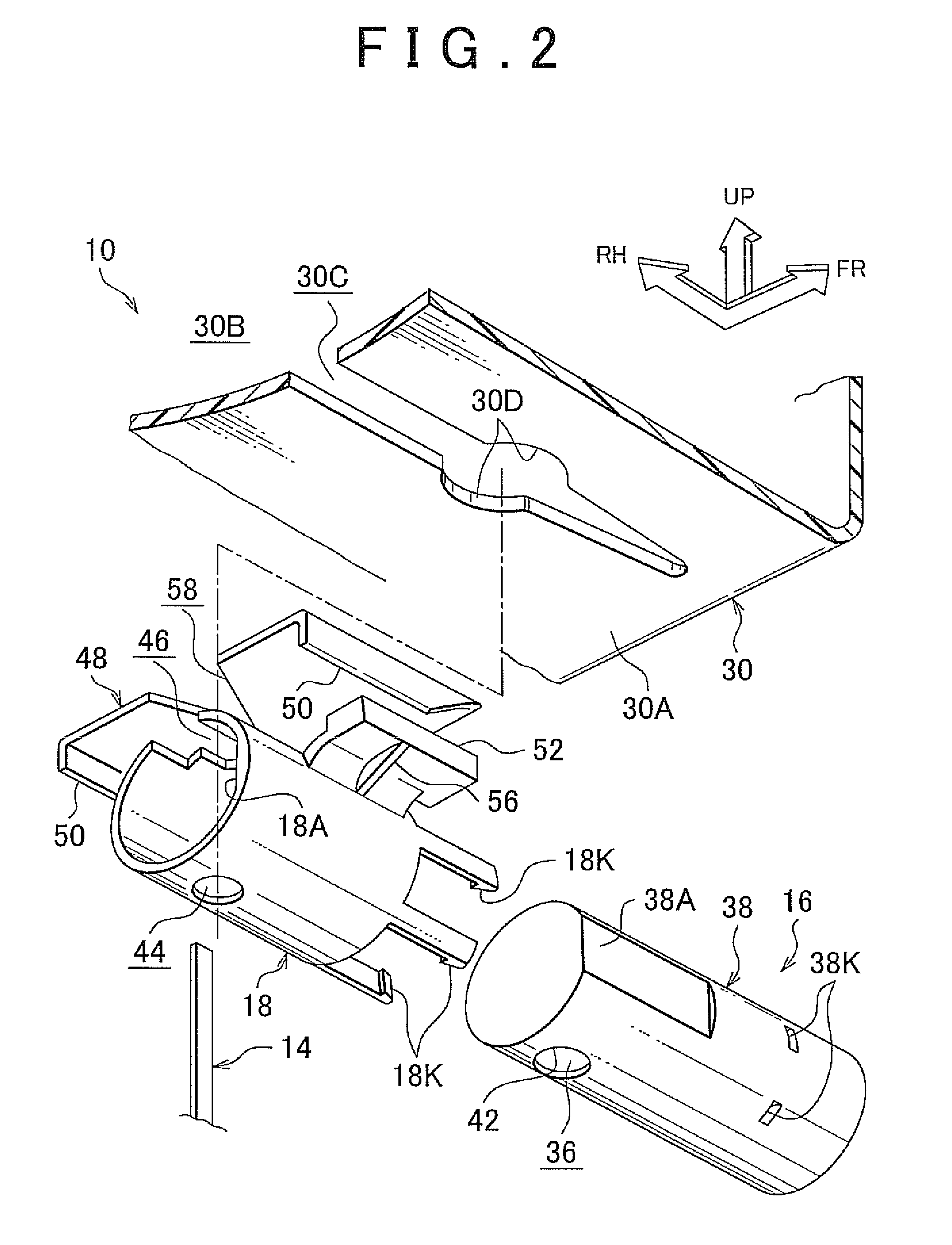 Passenger seat airbag apparatus