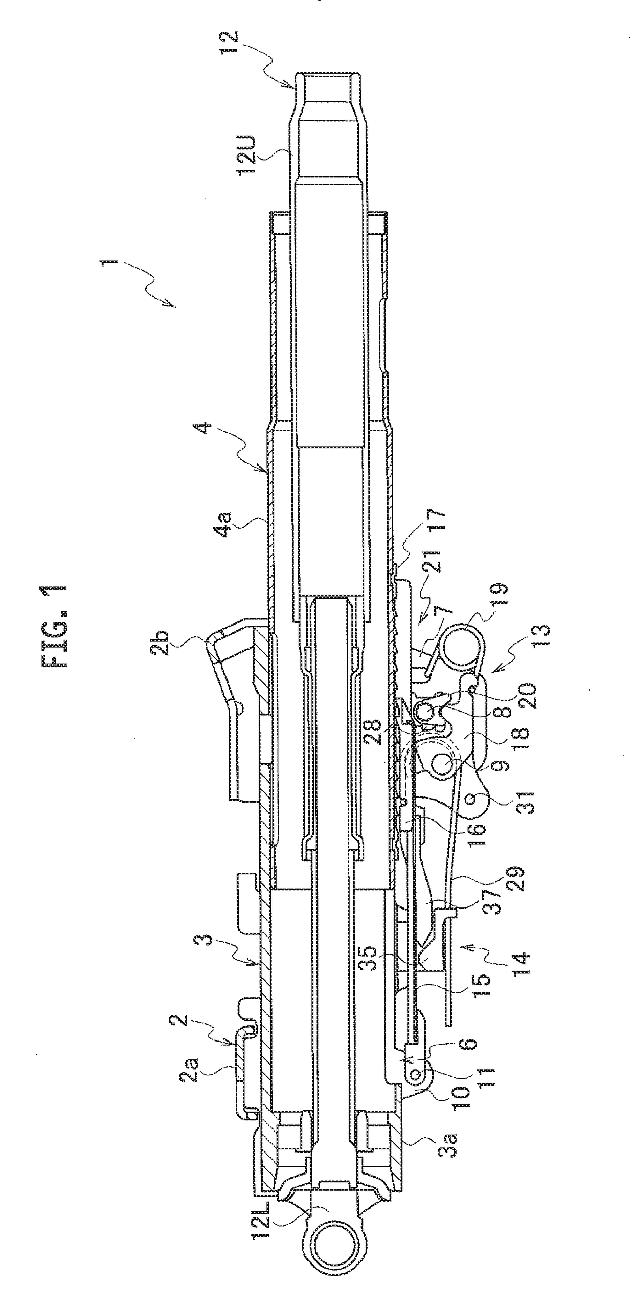 Steering column device