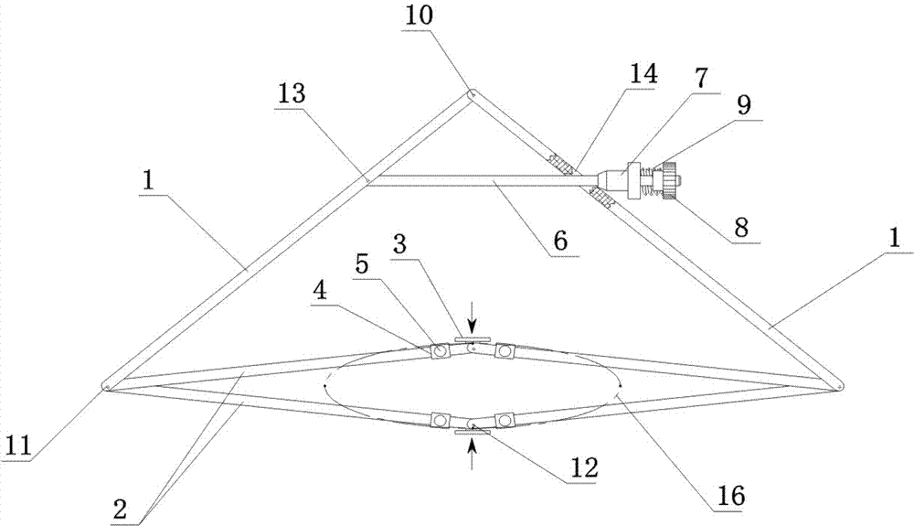 Elastic fast strutting device for abdominal surgery cut