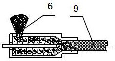 Rare earth calcium core-spun yarn