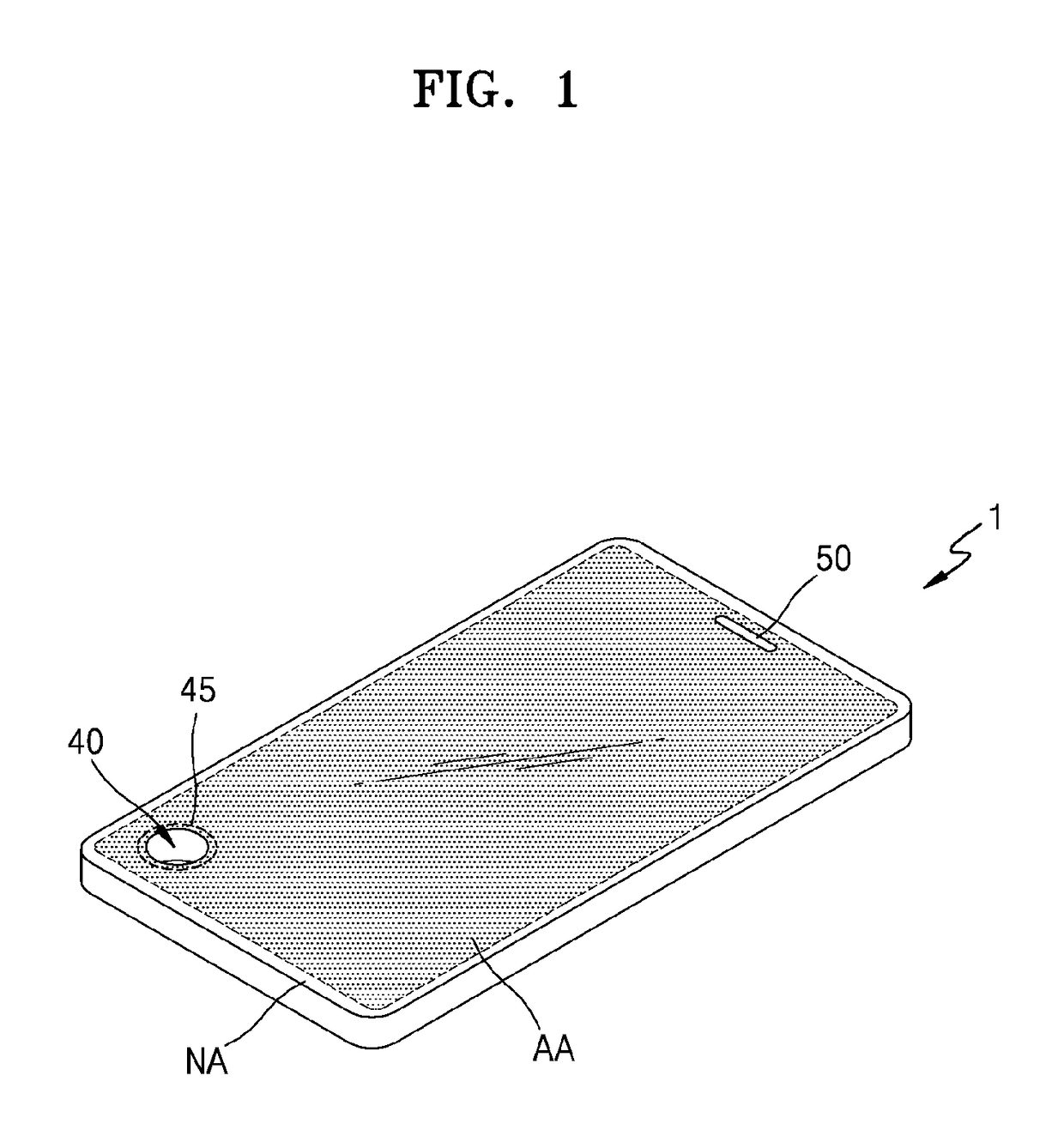 Display apparatus having a full-thickness through hole