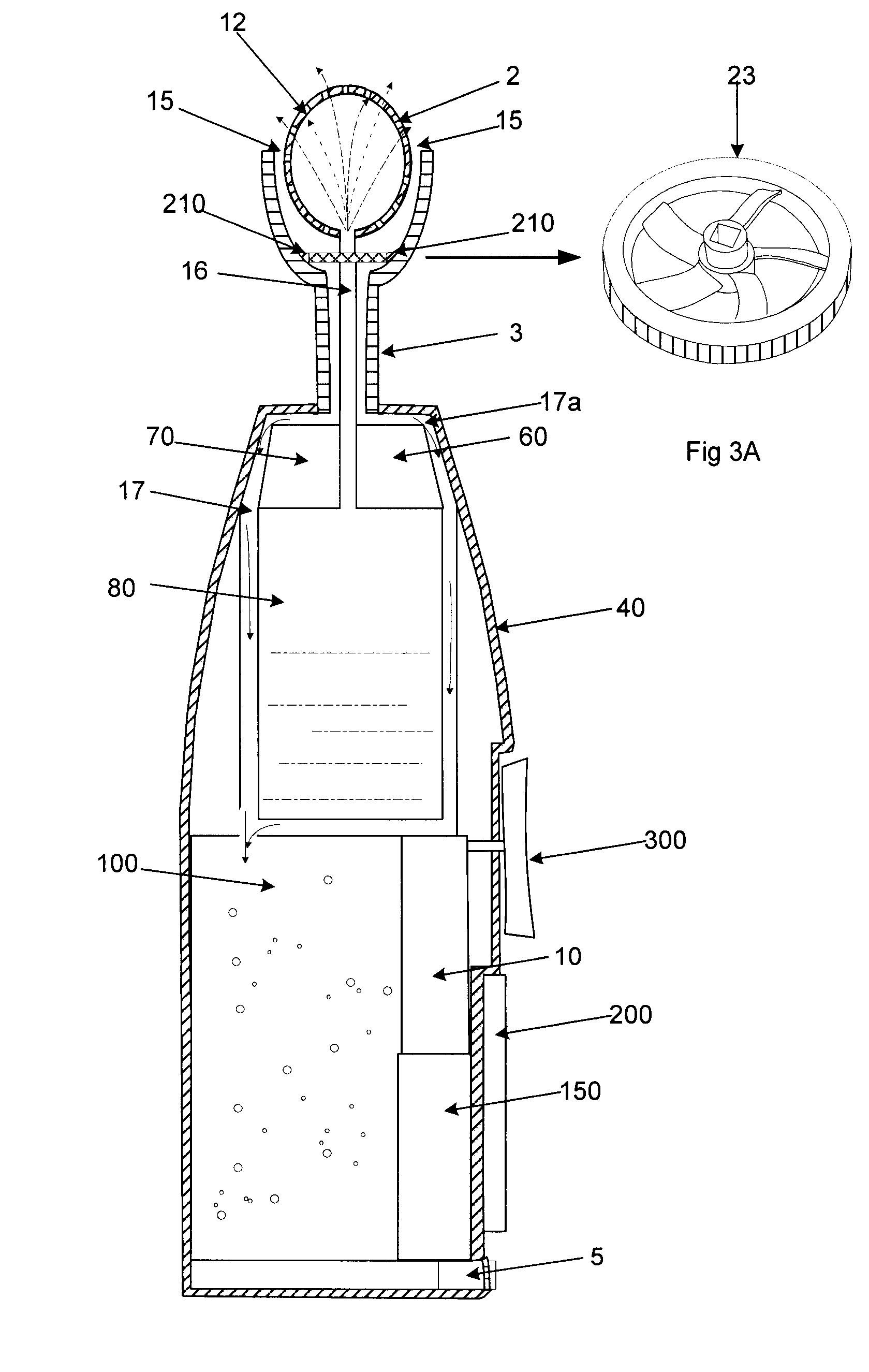 Device and method for cleaning nasal cavities