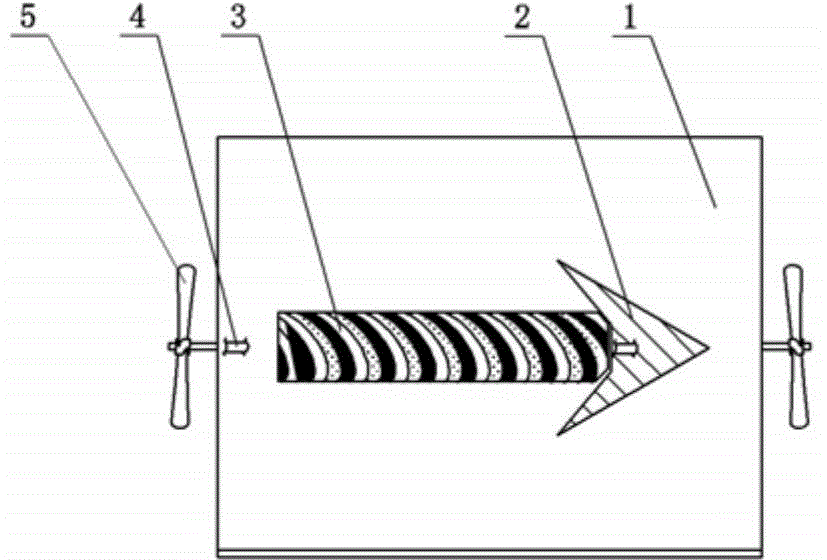 Swing type three-dimensional route indicator