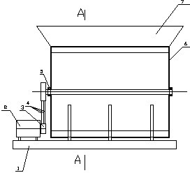 Air locking rotary feeding machine