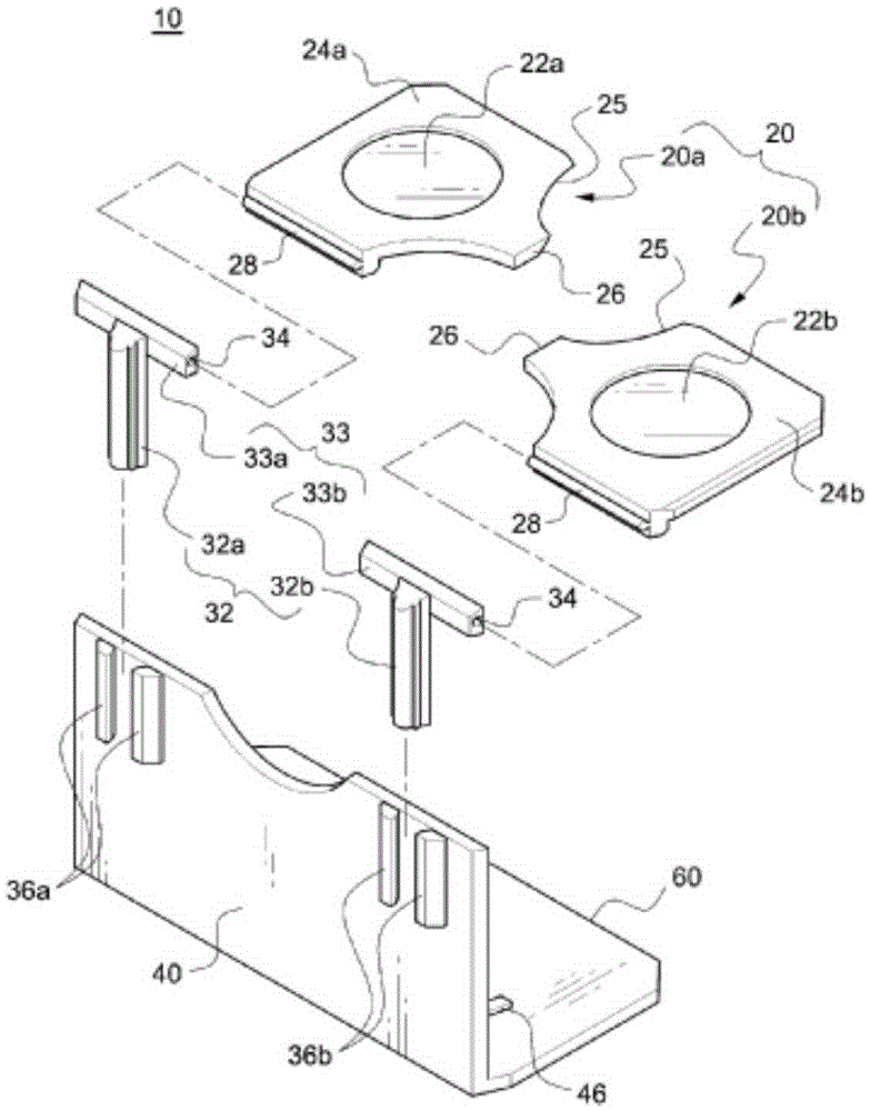 Simple stereoscope for allowing side-by-side image to be seen as three-dimensional image