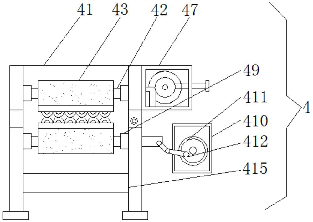 A gauze flattening and drying all-in-one machine with good compaction effect