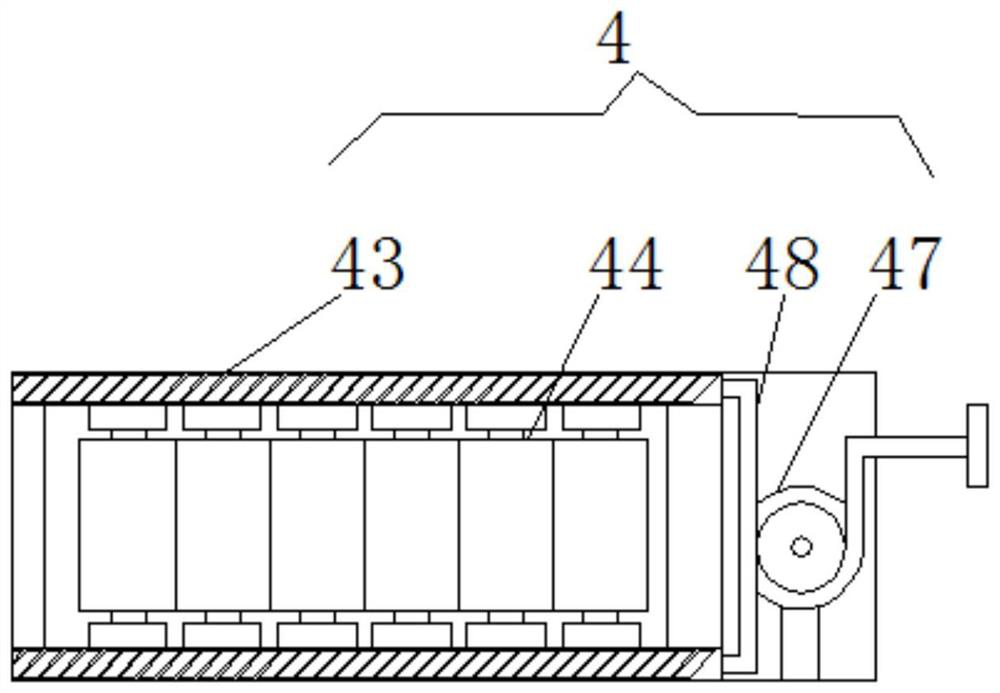 A gauze flattening and drying all-in-one machine with good compaction effect