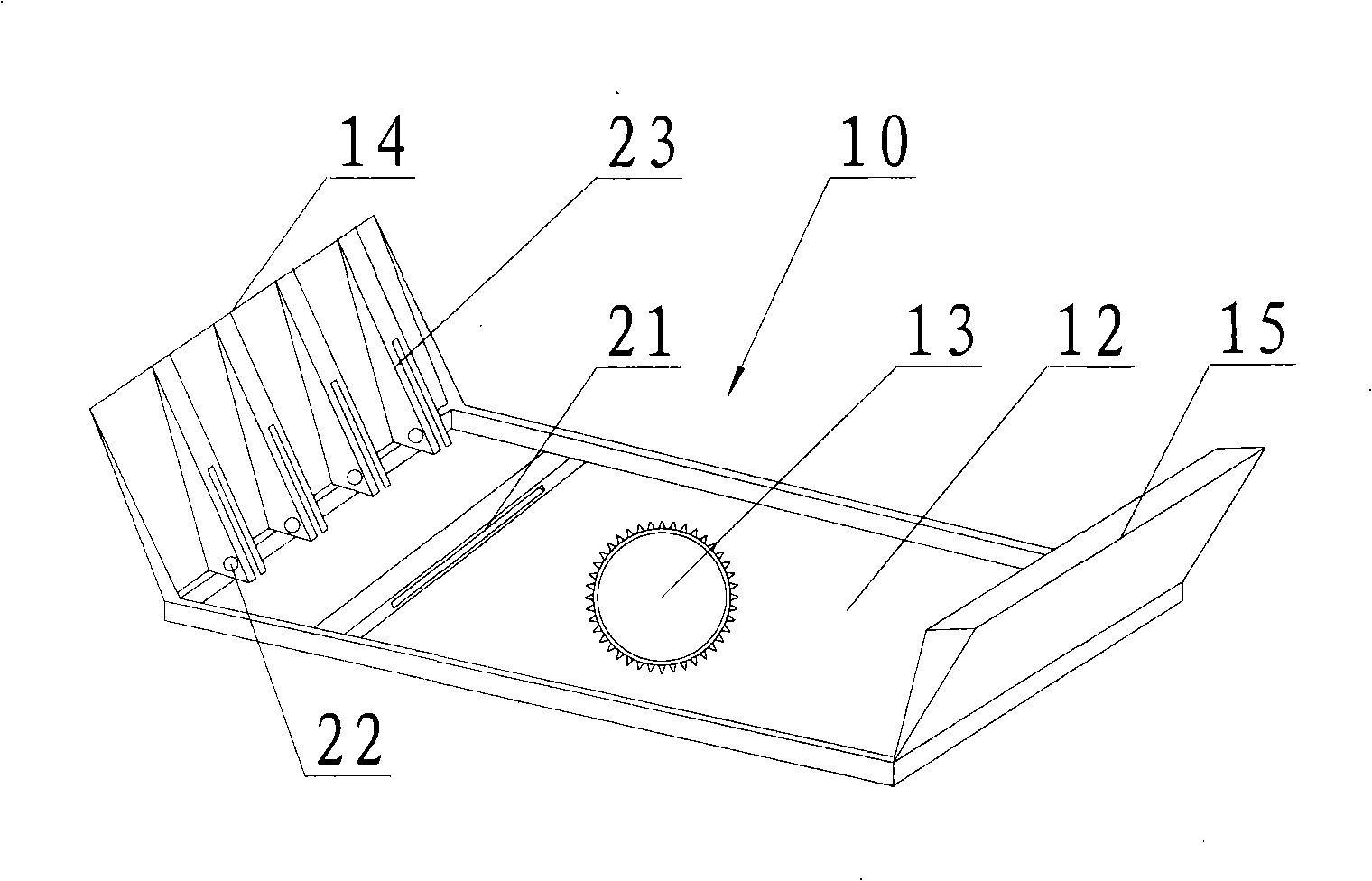 Z type double-layer hydraulic parking apparatus